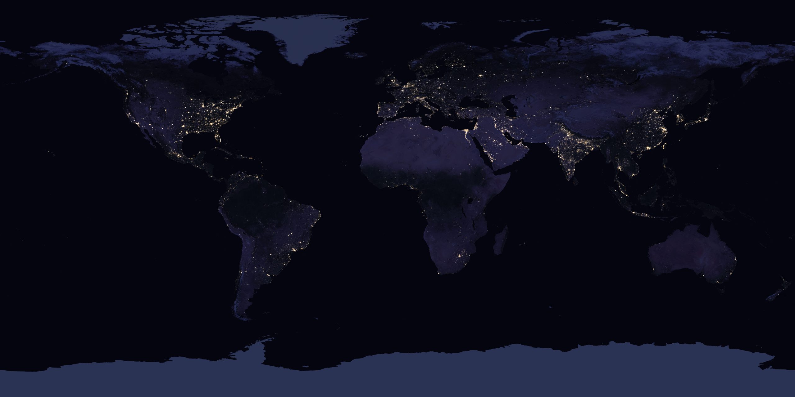 Night World Map